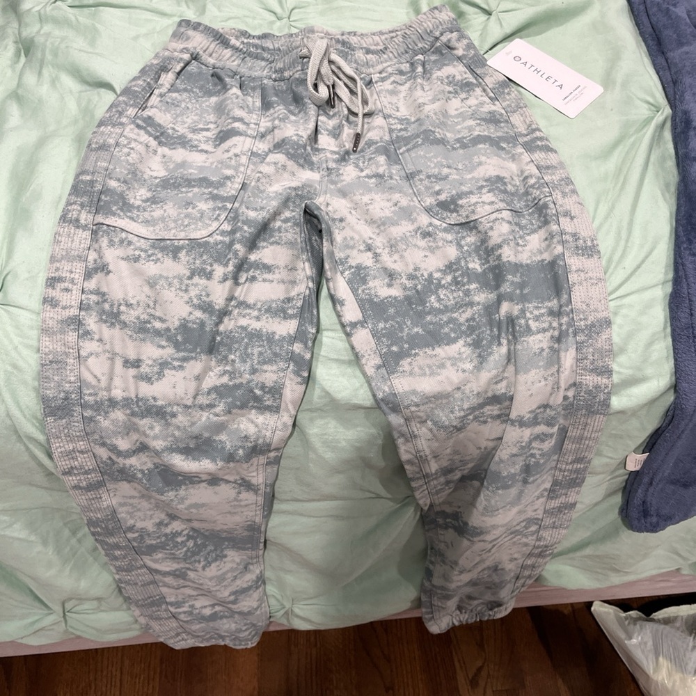 Athleta tie-dye joggers
